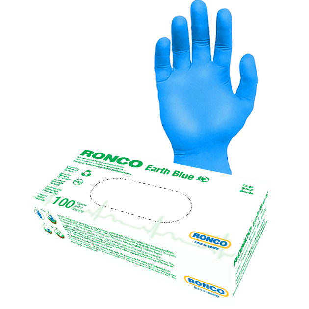 Ronco Earth™ (937)    Blue Nitrile Glove