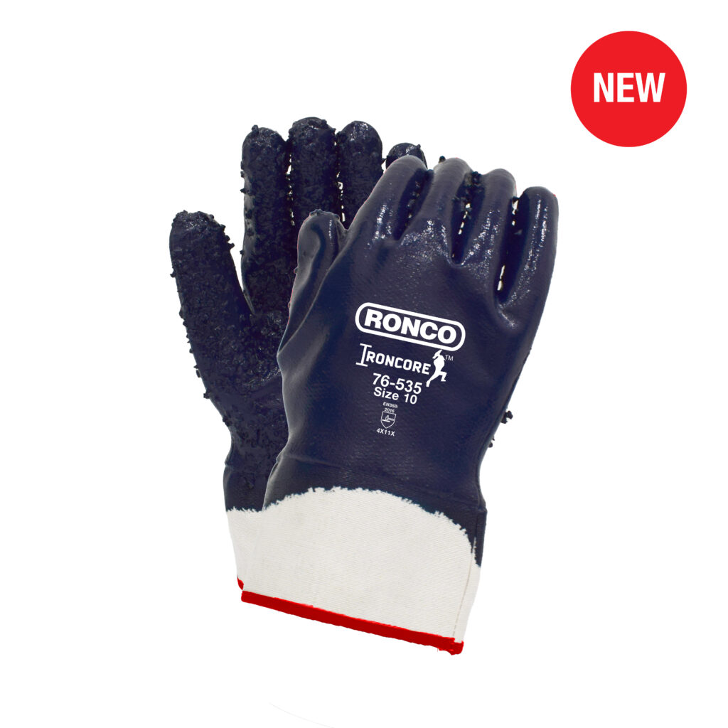 Nitrile Fully Coated Gloves with Nitrile Chips