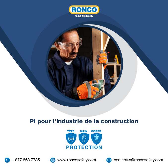 EPI pour l’industrie de la construction