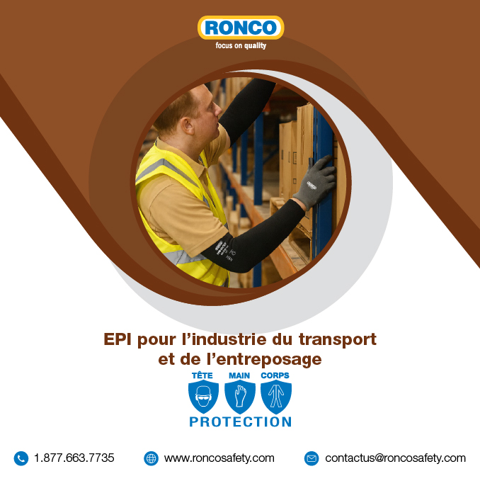 EPI pour l’industrie du transport et de l’entreposage