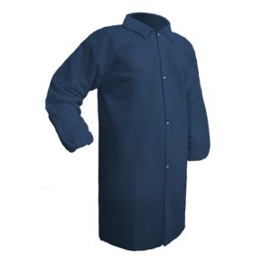 disposable labcoats blue